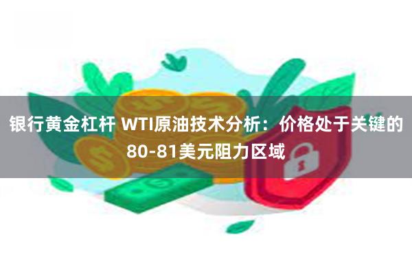 银行黄金杠杆 WTI原油技术分析：价格处于关键的80-81美元阻力区域