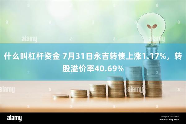 什么叫杠杆资金 7月31日永吉转债上涨1.17%，转股溢价率40.69%